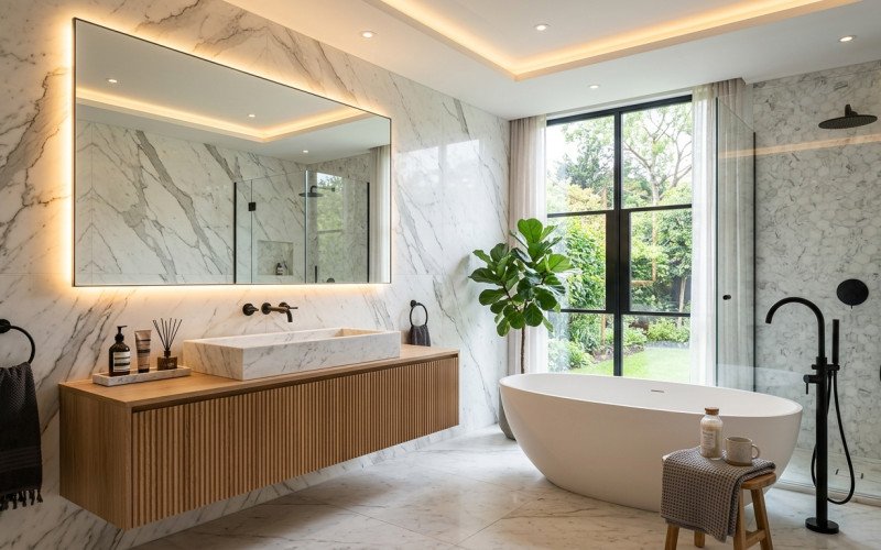 Modern Luxury Bathroom Interior